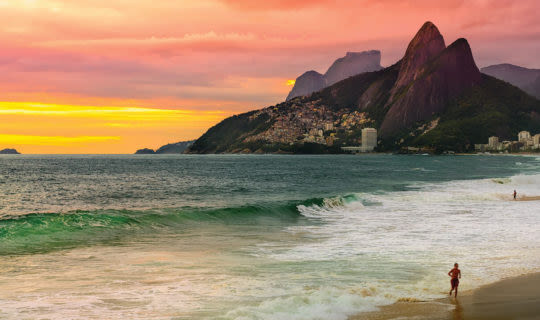 the best brazil vacations involve running on the beaches in Rio