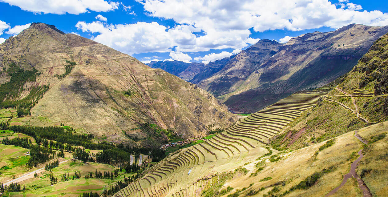 landscape photo of the sacred valley peru