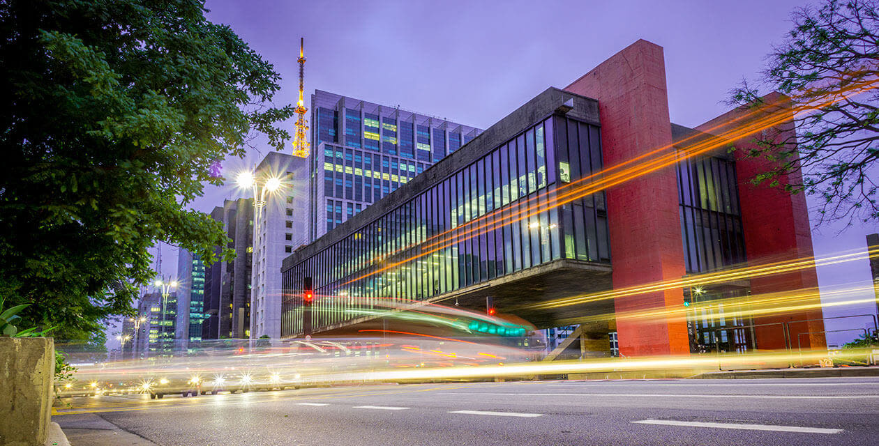 Exterior of Sao Paulo Museum of Art