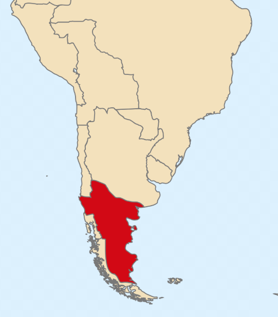 Map of Patagonia 