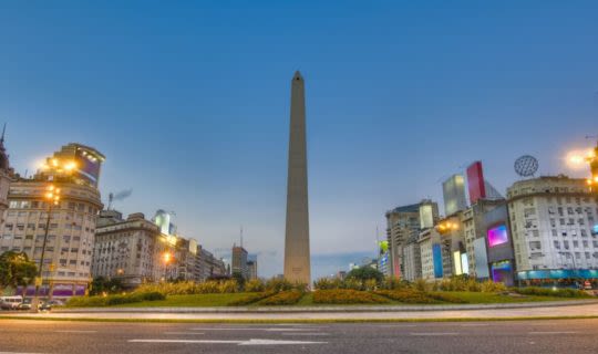 The Obelisk in Buenos Aires Argentina