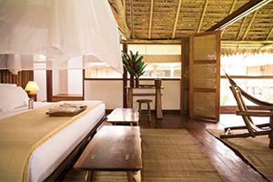 Cabana in the Reserva Amazonica Lodge