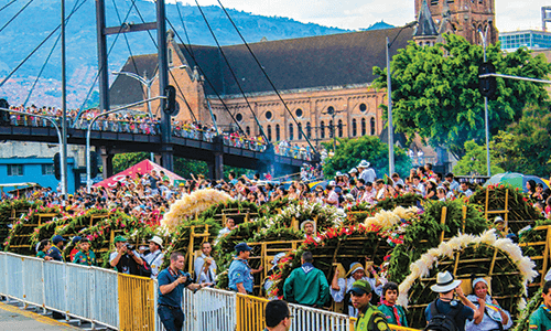Flower Festival in Colombia