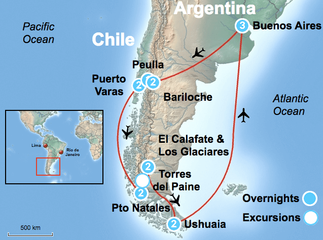 Argentina & Chile Patagonia Tour 🦋 Fully-Custom 4*+5* Patagonia Tours