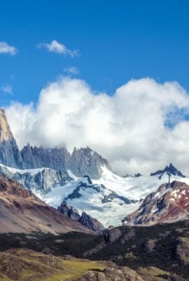 Explore the snowcapped Andes mountains like this on many of the best Argentina Tours