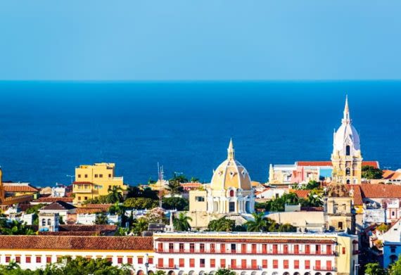 View over Cartagena, Columbia
