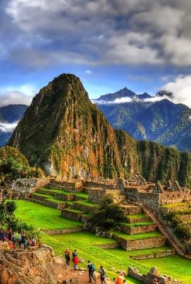 Views of mountains that travelers see on one of our Machu Picchu tours