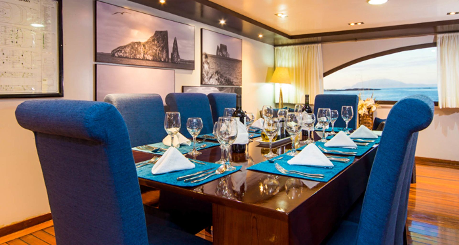 Dining room of Ocean Spray cruise ship