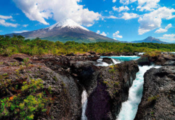 Chilean Lake District and Osorno Volcano