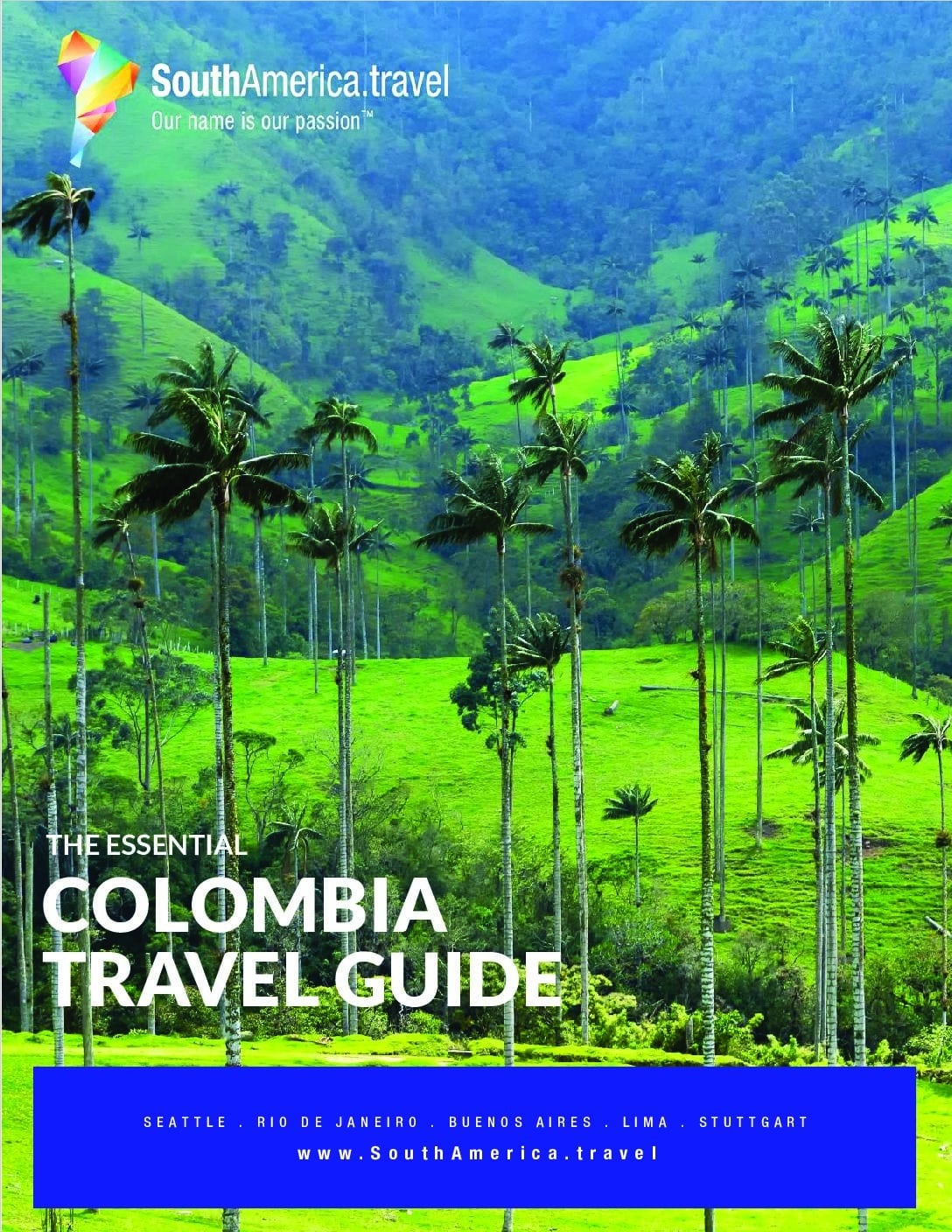 Colombia Travel Guide PDF Cover Page.