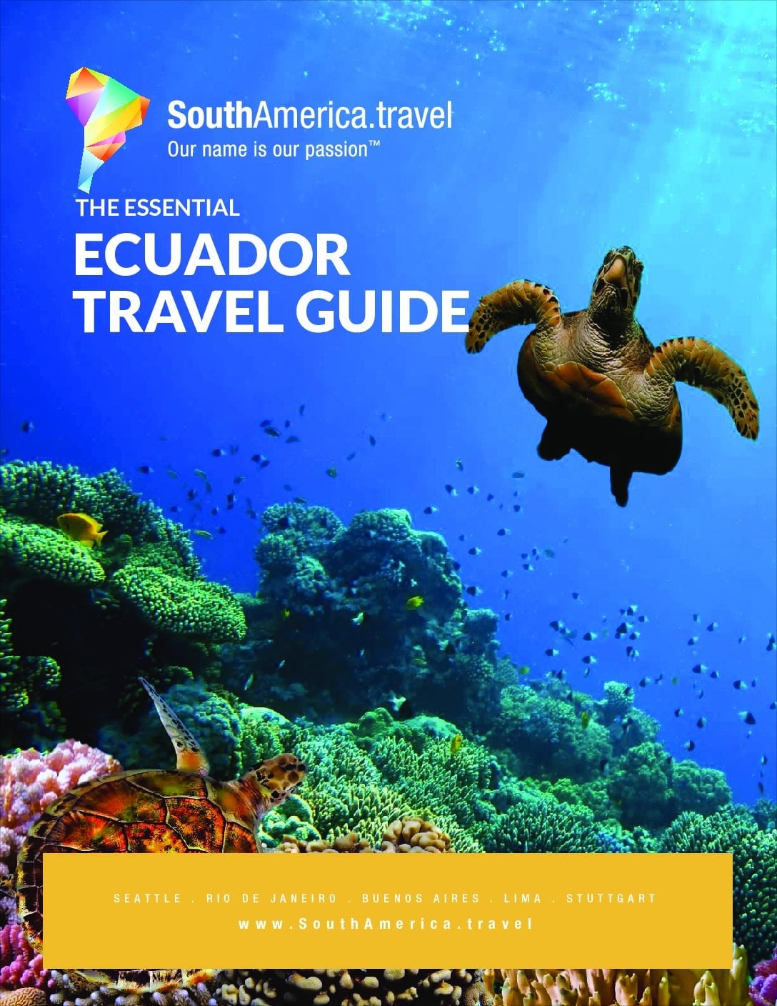 Ecuador Travel Guide PDF Cover Page.