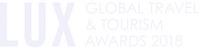 Faint white text on a light background reads: LUX Global Travel & Tourism Awards 2018, subtly positioned near the Primary Footer.