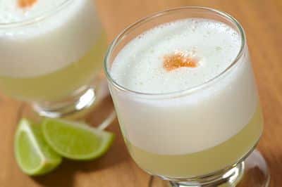 pisco sour - most popular south american drinks