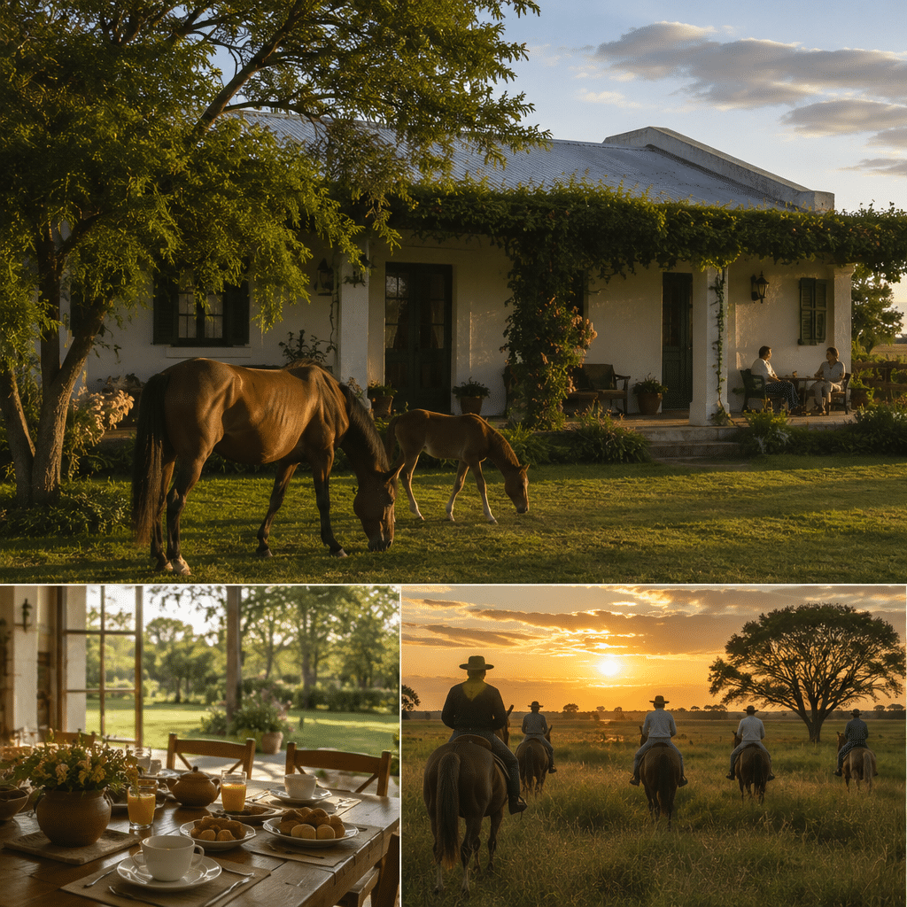 Collage of Argentina Estancia Experience
