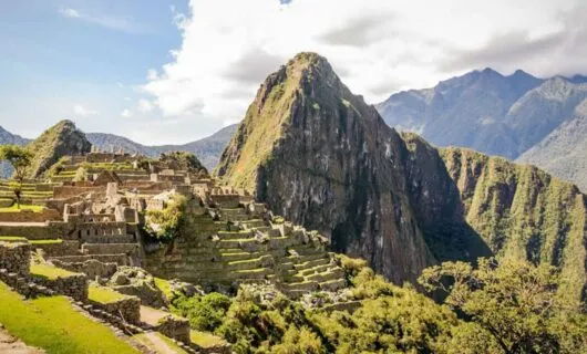 Machu Picchu on sunny day