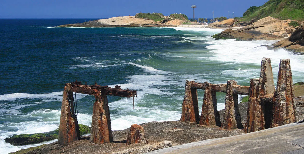 ruins of the old fort at copacabana