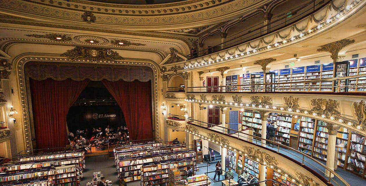 grand opera house now bookstore in Buenos Aires
