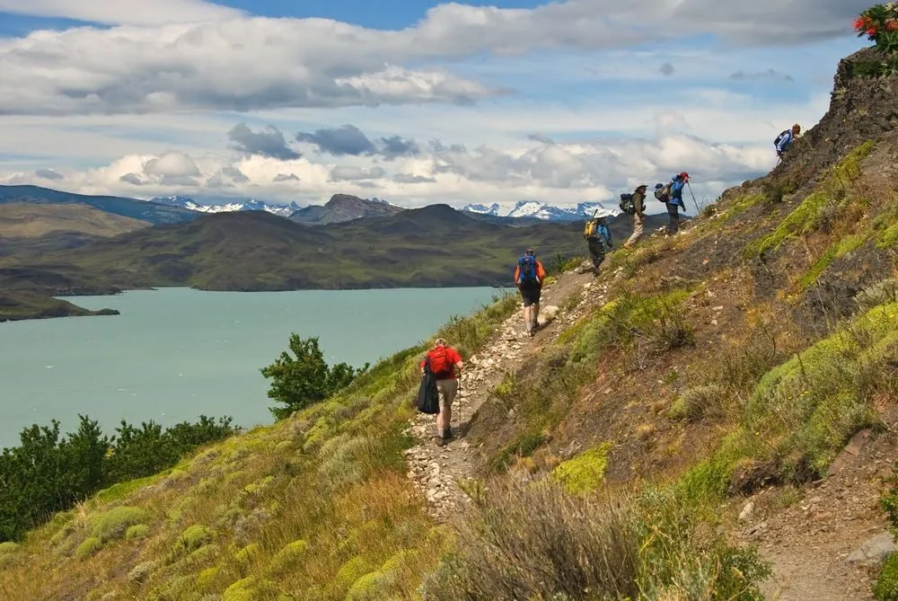 Hikers in Torres del Paine
