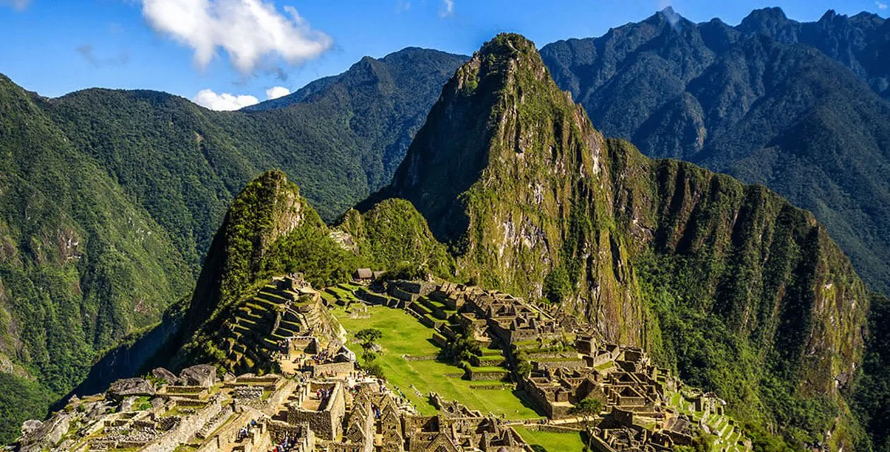 Machu Picchu on clear day