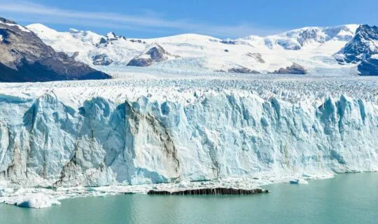 landscape of perito moreno glacier
