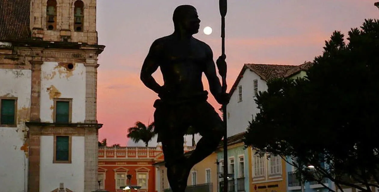 statue at Quilombo dos Palmares 