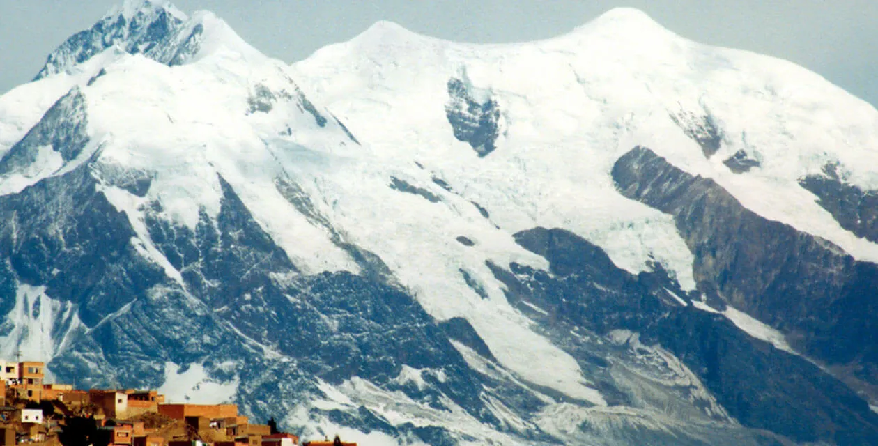 towering mountain outside of la paz