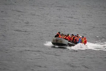 Australis Zodiac boat