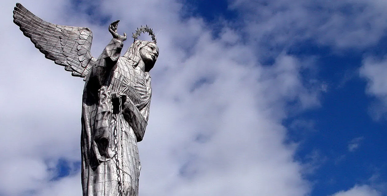 Statue of Mary close up