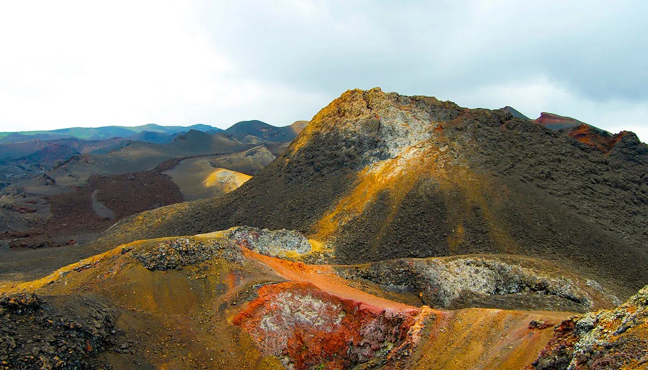 volcano on isabela island