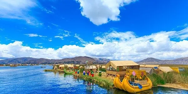Summer Destinations - Lake Titicaca Floating Boats