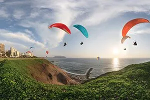Paragliding in Lima - Family Friendly Travel in Peru