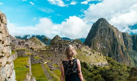 Hiker at Machu Picchu
