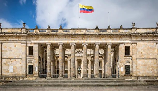 historic building in bogota colombia