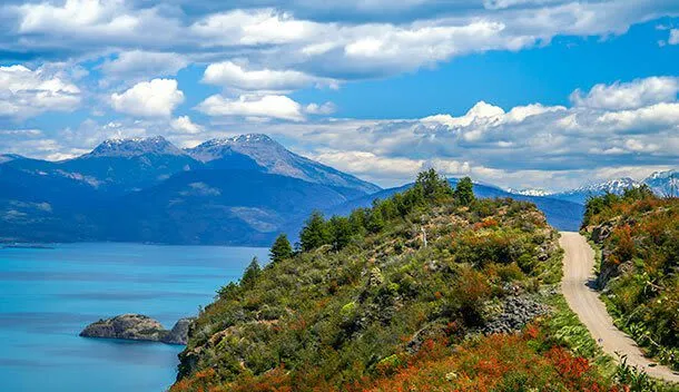 carretera austral road in patagonia