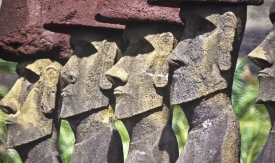 Moai statues on Easter Island
