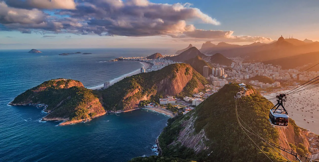 Rio during sunset