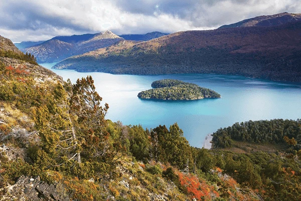 The Lake District in Argentina in the Fall
