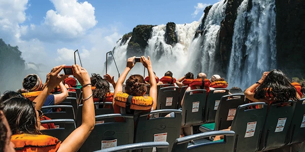Boat Ride Argentina Iguazu Falls