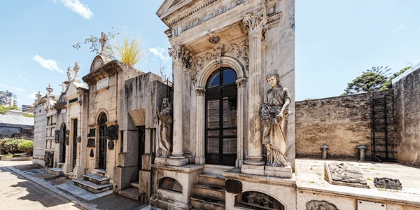 Recoleta Cemetery in Buenos Aires Argentina