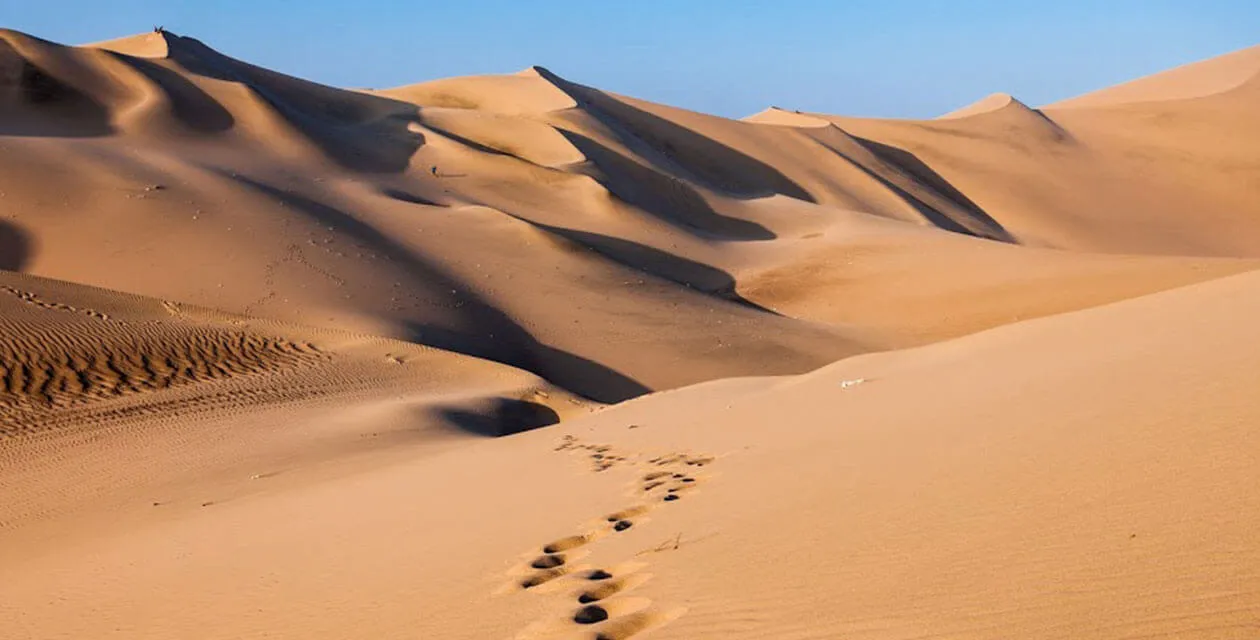 sandy landscape of huacachina peru