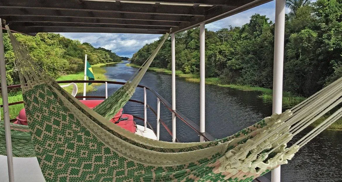 hammocks-on-the-amazon-clipper-with-beautiful-view-of-the-jungle
