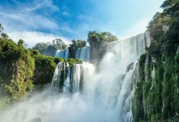 View Iguazu Falls from below