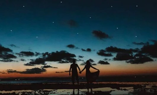 Beach area during sunset at Lagoa do Cassange Salvador Bahia Brazil Beach Resort