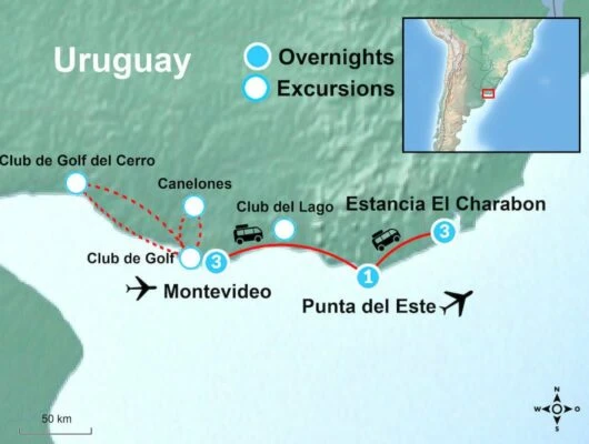 Punta Del Este Map Tour