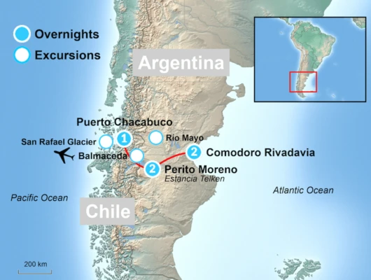 Patagonia Glacier maps