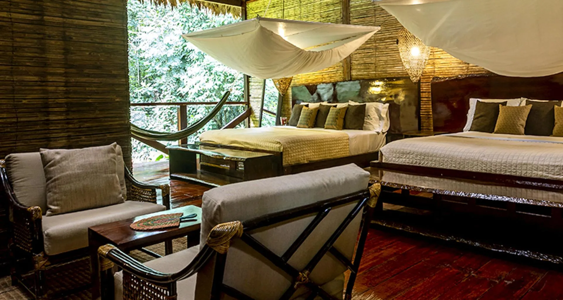 Bedroom suite of Amazon resort