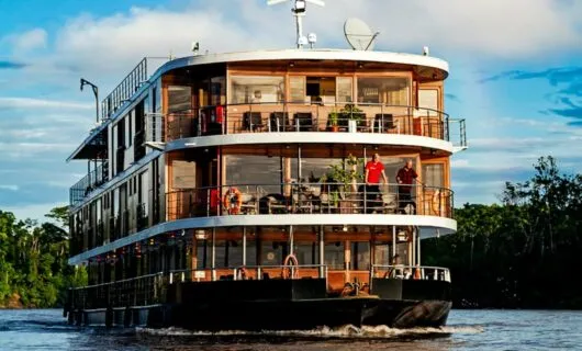 Front view of Anakonda Amazon Cruise ship