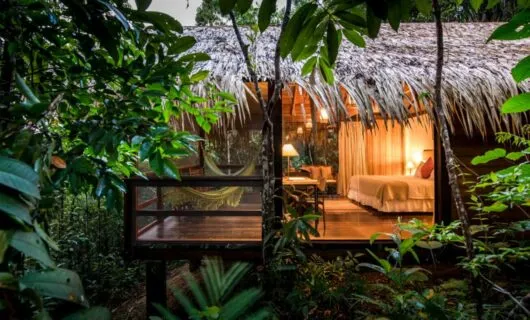 Exterior view of Anavilhanas Jungle Lodge room