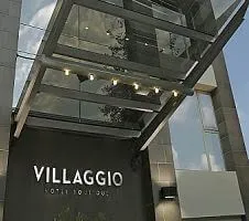 Modern exterior of Villaggio hotel