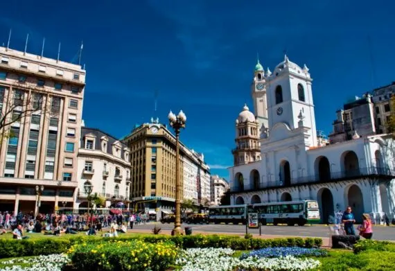 Panoramic view of Argentina city